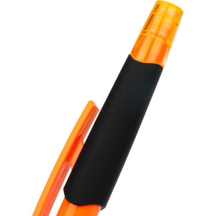 Długopis plastikowy z zakreślaczem touch pen EMMETT