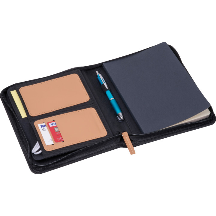 Teczka na dokumenty A5 z notatnikiem w linie RPET SHANNON