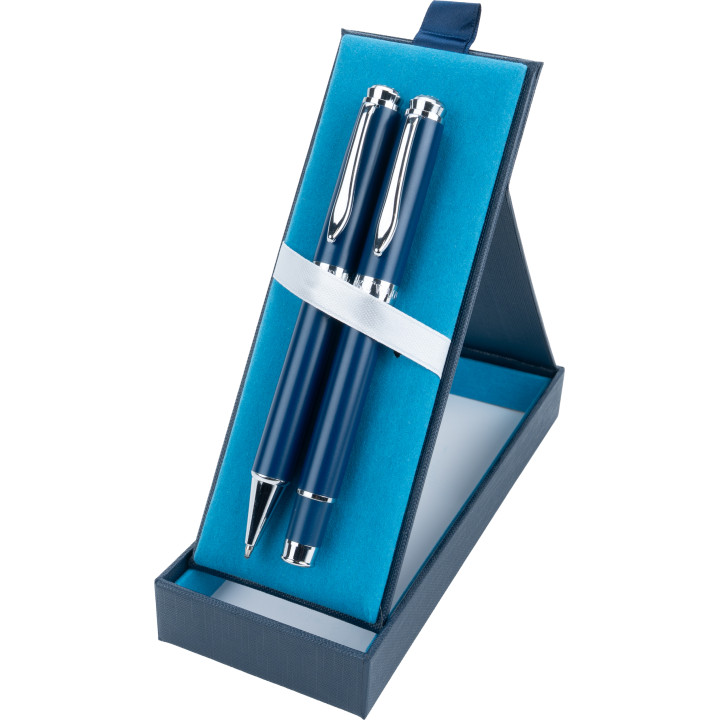 Zestaw piśmienny długopis i pióro kulkowe Mark Twain GERARD