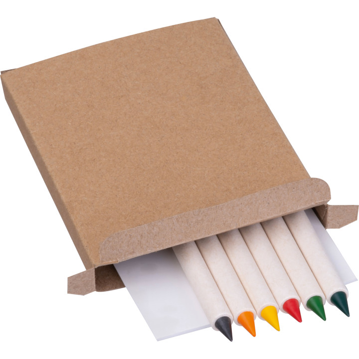 Wieczne kredki woskowe 6 kolorów ENRICO