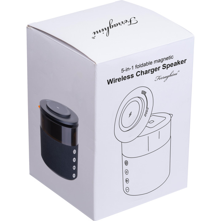 Głośnik bluetooth z ładowarką bezprzewodową Ferraghini RILEY