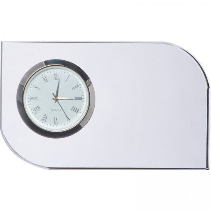 Szklany blok z zegarem GERALD