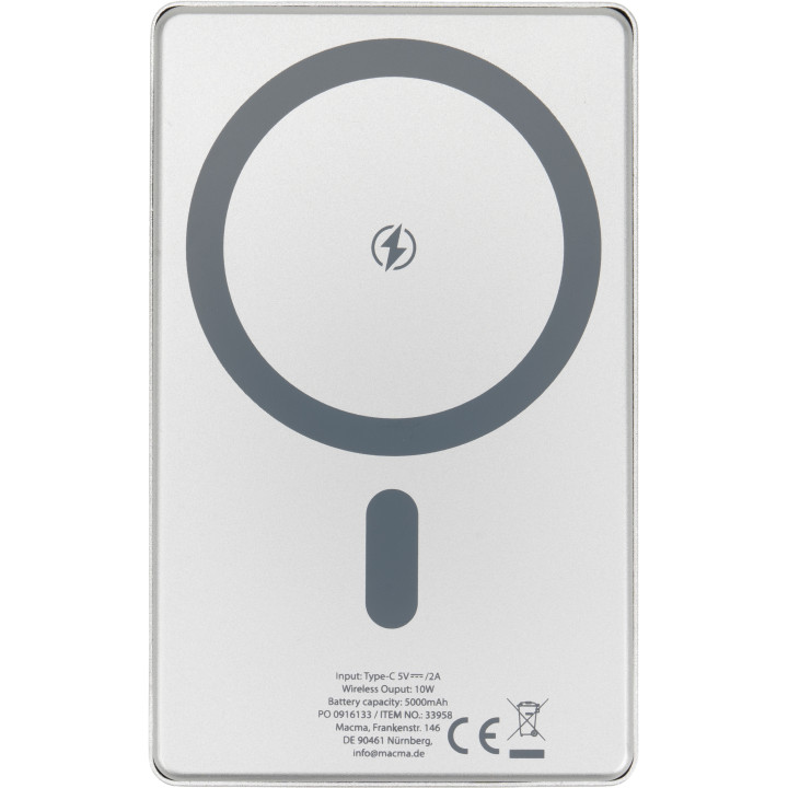 Power bank 5000 mAh z ładowarką indukcyjną Magsafe OLIMPIA