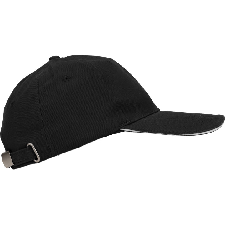 Czapka z daszkiem bawełniana 6 paneli, 260 g/m² CURTIS