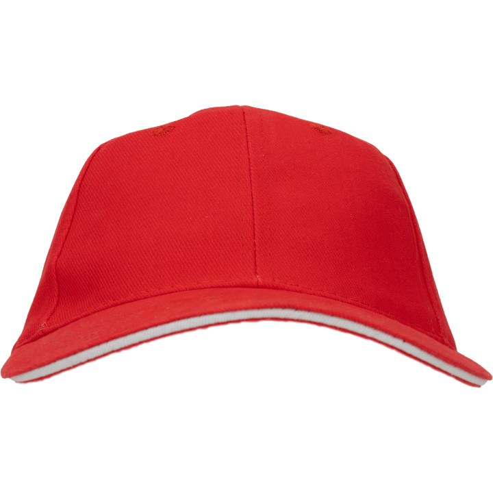 Czapka z daszkiem bawełniana 6 paneli, 260 g/m² CURTIS
