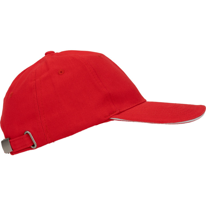 Czapka z daszkiem bawełniana 6 paneli, 260 g/m² CURTIS