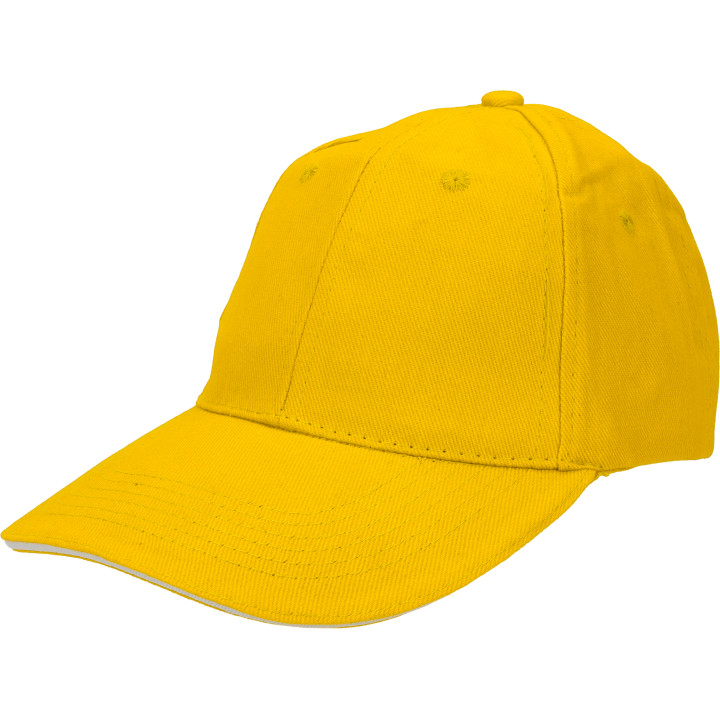 Czapka z daszkiem bawełniana 6 paneli, 260 g/m² CURTIS