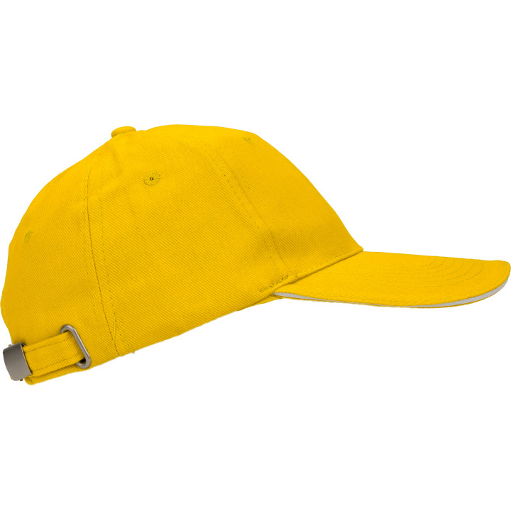 Czapka z daszkiem bawełniana 6 paneli, 260 g/m² CURTIS