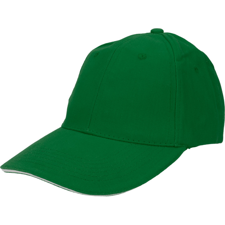 Czapka z daszkiem bawełniana 6 paneli, 260 g/m² CURTIS