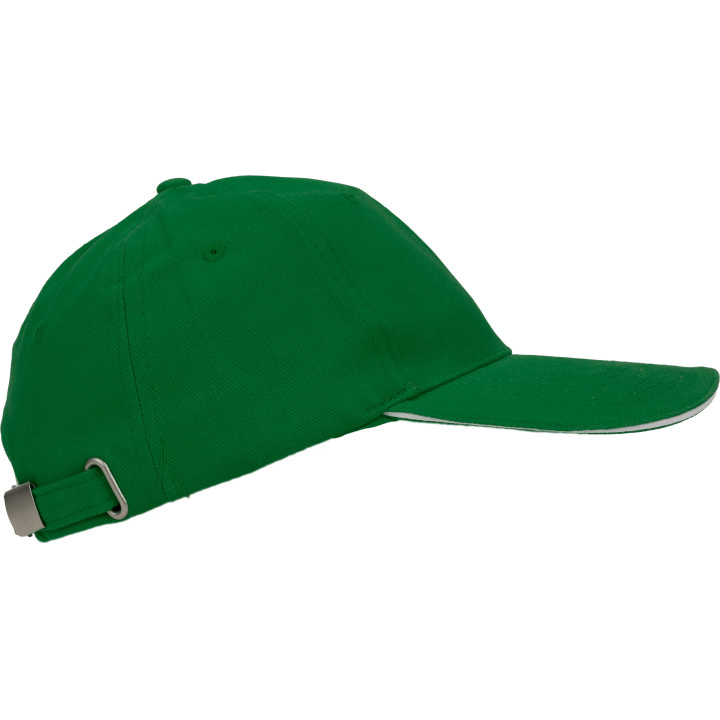 Czapka z daszkiem bawełniana 6 paneli, 260 g/m² CURTIS