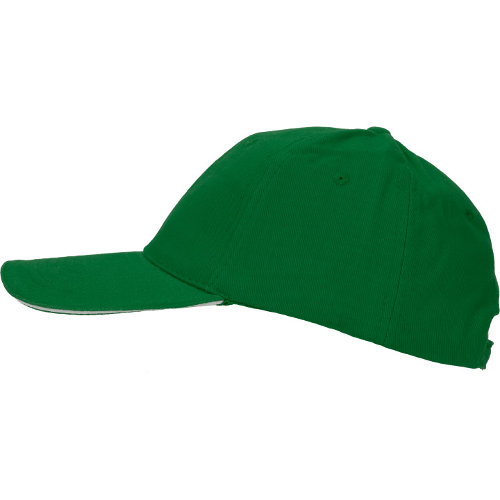 Czapka z daszkiem bawełniana 6 paneli, 260 g/m² CURTIS
