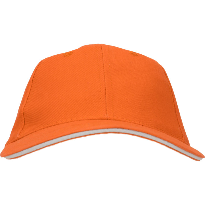 Czapka z daszkiem bawełniana 6 paneli, 260 g/m² CURTIS