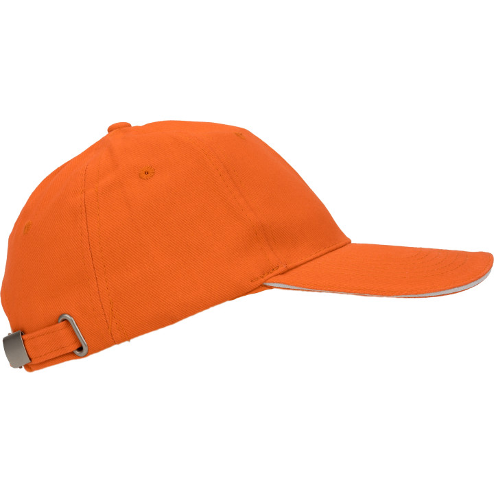 Czapka z daszkiem bawełniana 6 paneli, 260 g/m² CURTIS