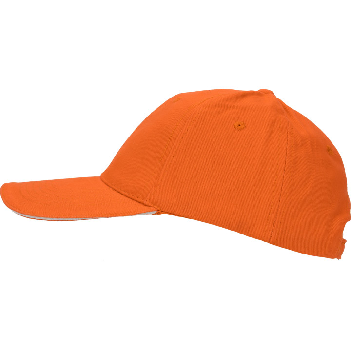 Czapka z daszkiem bawełniana 6 paneli, 260 g/m² CURTIS
