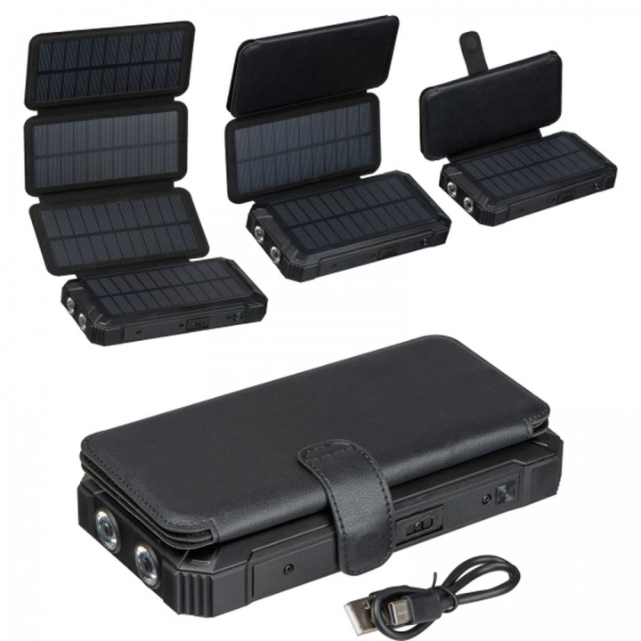 Power bank 20000 mAh solarny PETRA