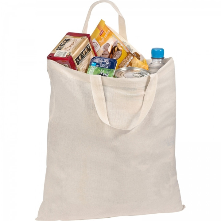 Torba bawełniana z krótkimi uszami 140 g/m2 REBECA