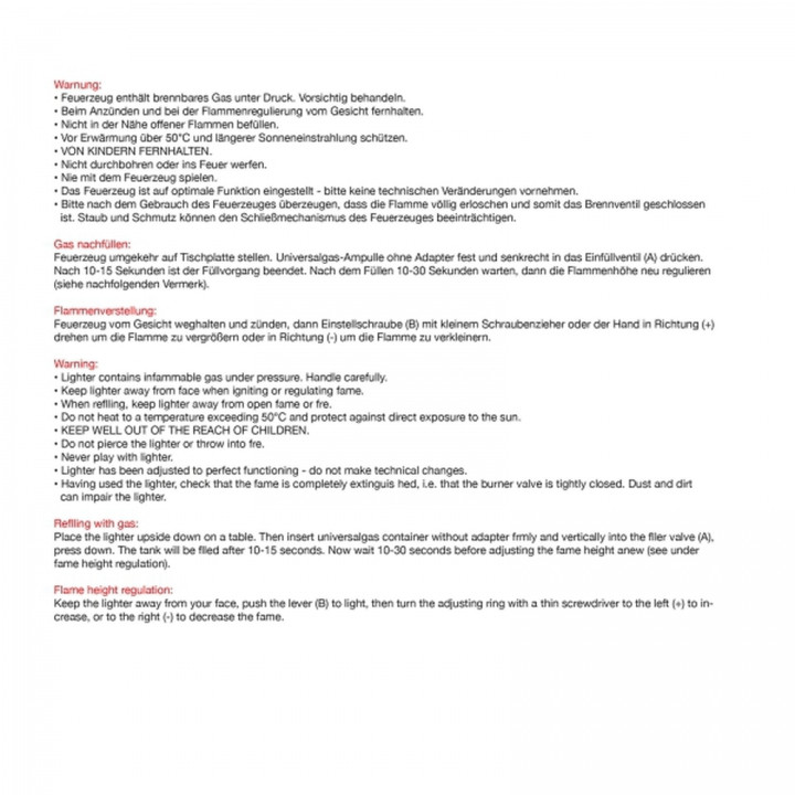 Zapalniczka plastikowa GEOFFREY