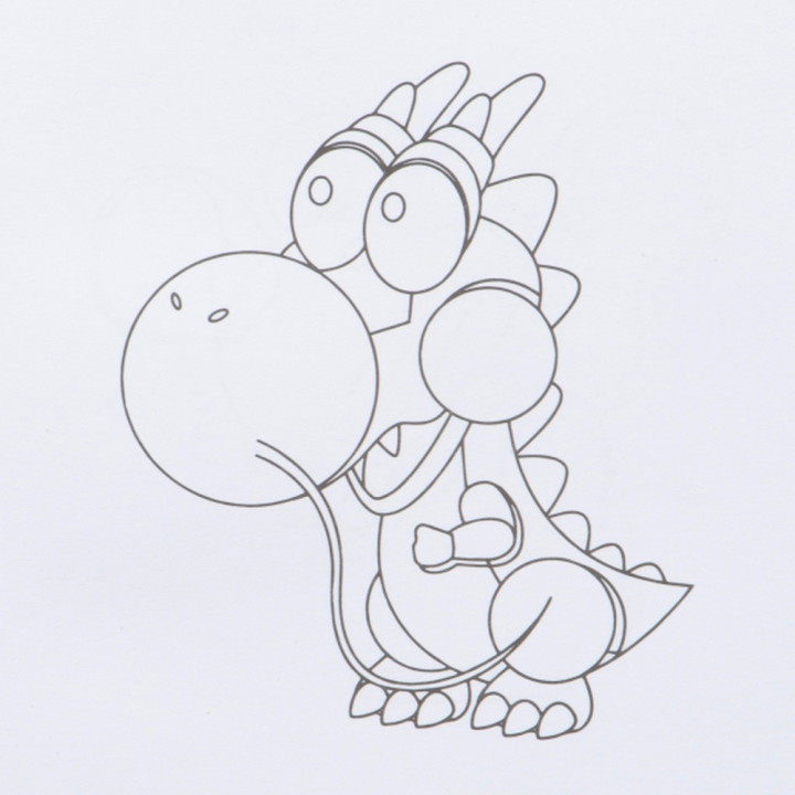 Kolorowanka z kredkami drewnianymi 12 kolorów RUFIN