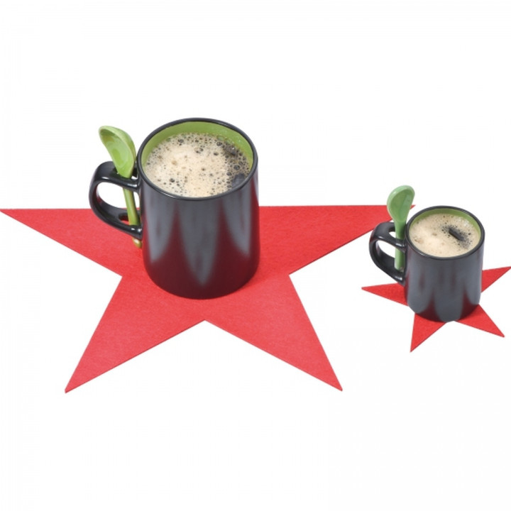 Zestaw podkładek z filcu gwiazdki CATERINA