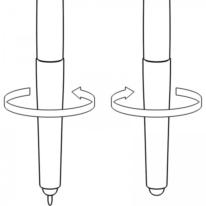 Długopis plastikowy touch pen Smile Hand CrisMa KARINA