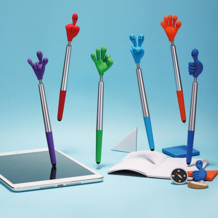 Długopis plastikowy touch pen Smile Hand CrisMa KARINA