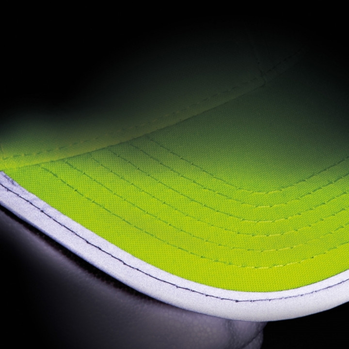 Czapka z daszkiem odblaskowa 6 paneli ISABELLA