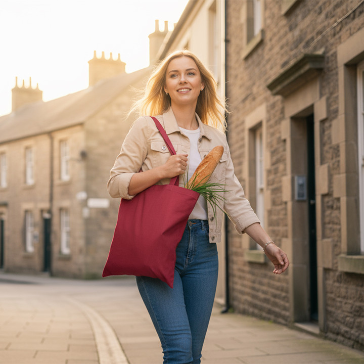 Torba bawełniana z długimi uszami 140 g/m2 LANCE