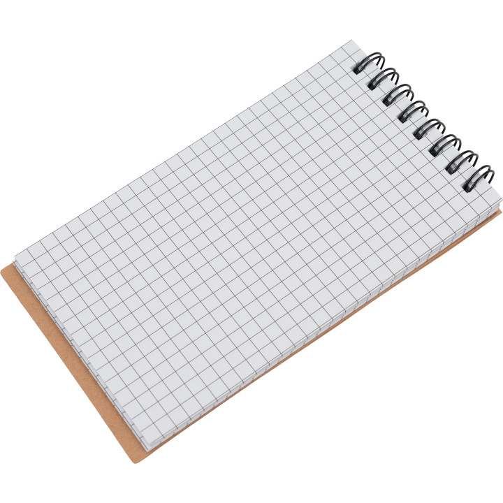 Notatnik w kratkę z karteczkami do markowania MANLIO