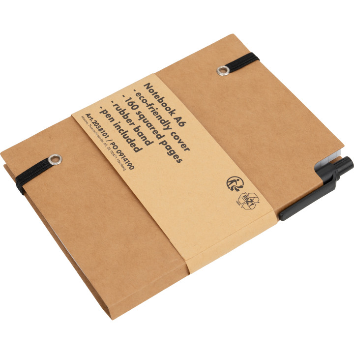 Notatnik A6 w kratkę NATALIA