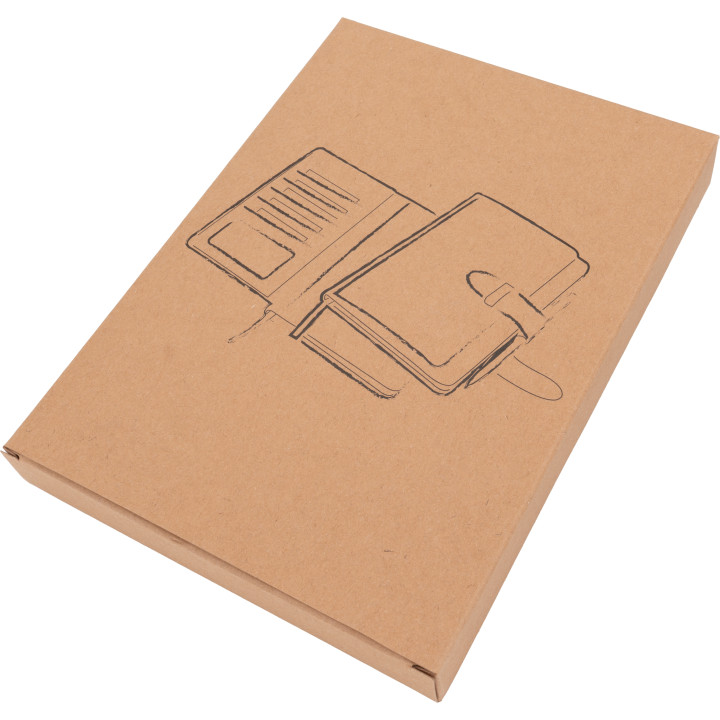 Notatnik A5 w linie z wizytownikiem MARTIN