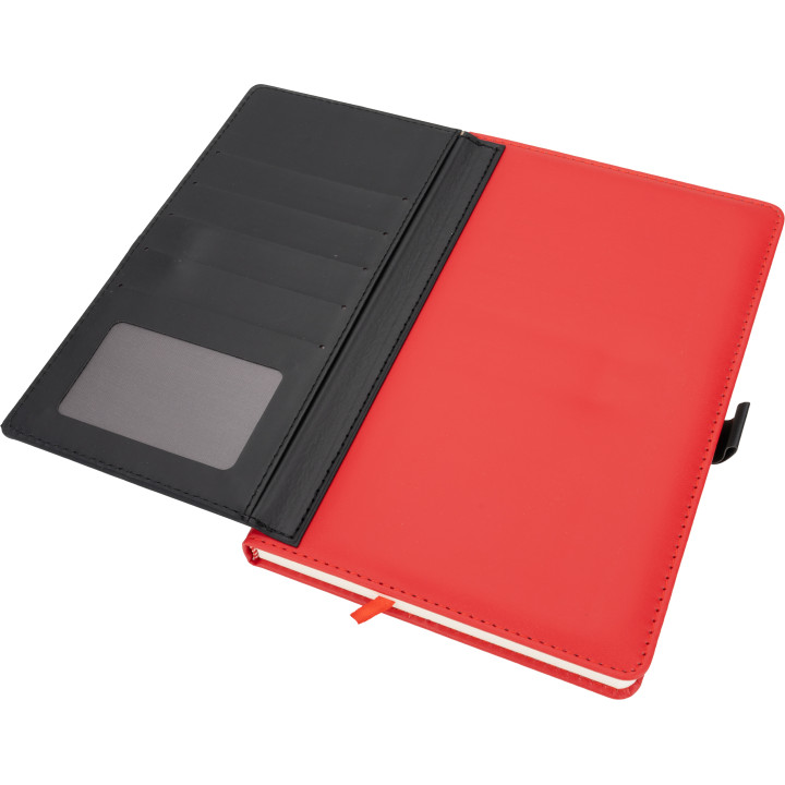 Notatnik A5 w linie z wizytownikiem MARTIN