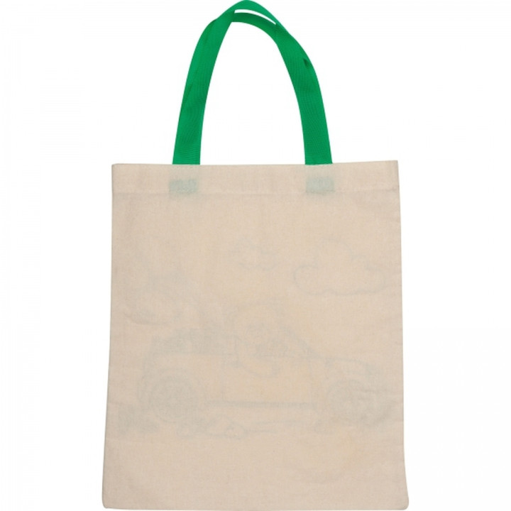 Torba bawełniana do kolorowania z kredkami 5 kolorów OLIVE