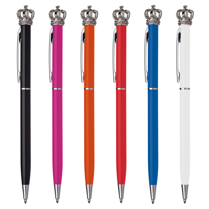 Długopis metalowy z koroną DYLAN