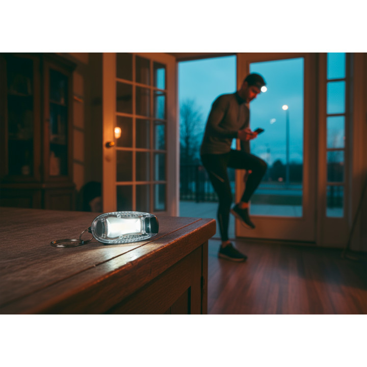 Latarka z brelokiem POSO Schwarzwolf