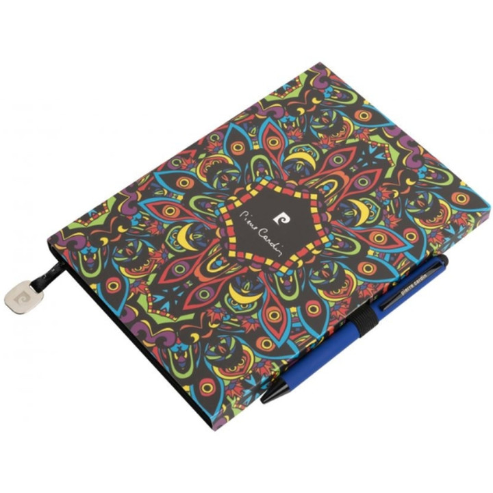 Notatnik A5 w kropki i długopis REPORTER Pierre Cardin