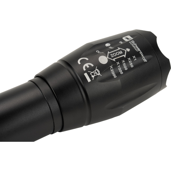 Latarka DELGADA Schwarzwolf