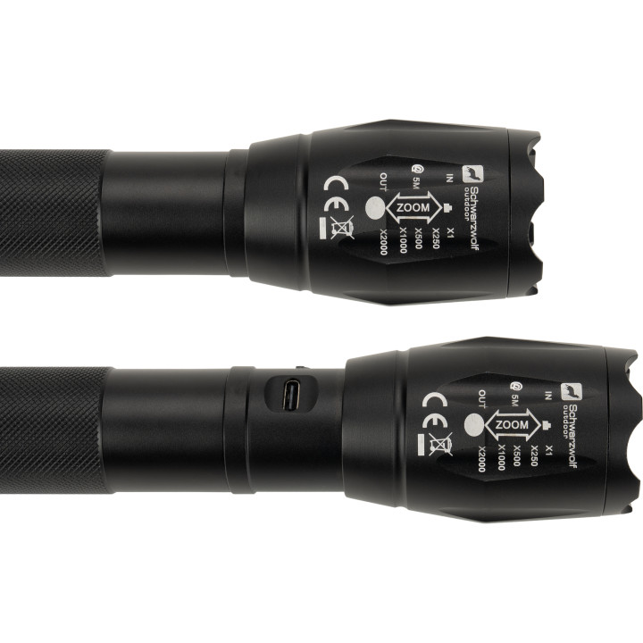 Latarka DELGADA Schwarzwolf