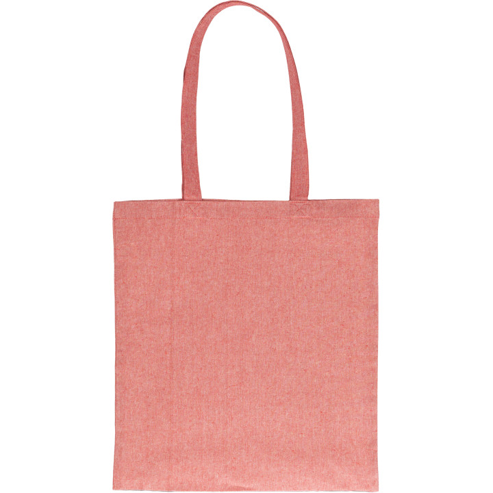 Torba bawełniana z recyklingu z długimi uszami 140 g/m2 LAMBERTO