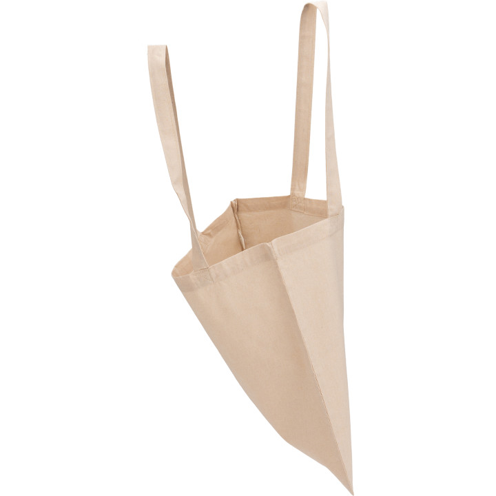 Torba bawełniana z recyklingu z długimi uszami 140 g/m2 LAMBERTO