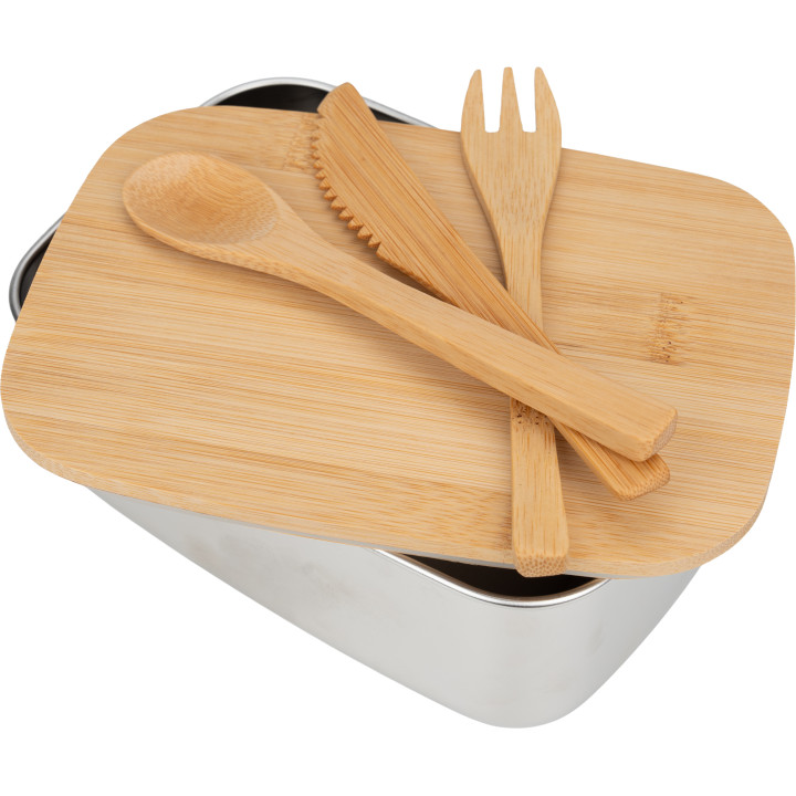 Lunch box ze sztućcami 950 ml JULIANA