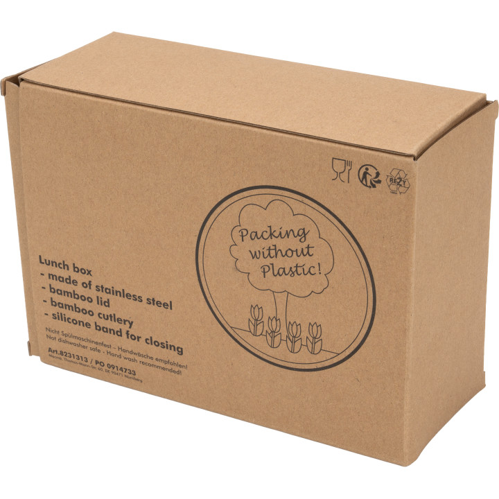 Lunch box ze sztućcami 950 ml JULIANA