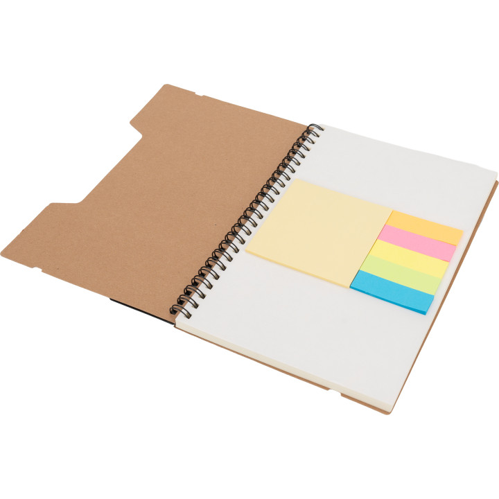 Notatnik A5 w kropki z karteczkami do markowania CATHARINA