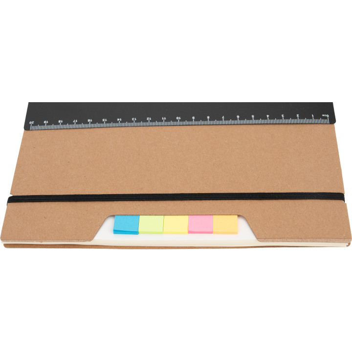 Notatnik A5 w kropki z karteczkami do markowania CATHARINA