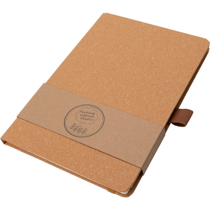 Notatnik A5 w kropki z papieru z recyklingu AGNESE