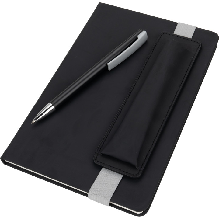 Notatnik A5 w linie z długopisem CARSON