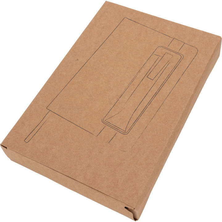 Notatnik A5 w linie z długopisem CARSON