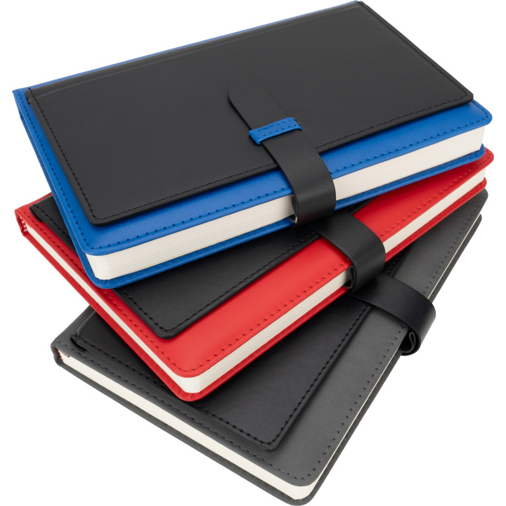 Notatnik A5 w linie z wizytownikiem MARTIN