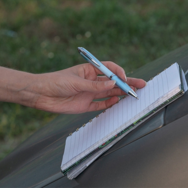 Długopis plastikowy transparentny JASMIN