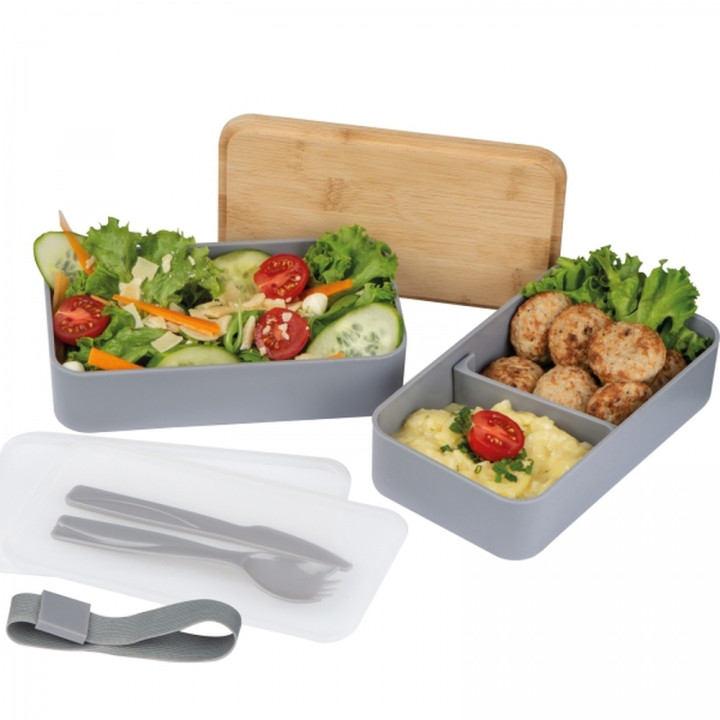 Lunch box ze sztućcami 600 ml SALVATORE