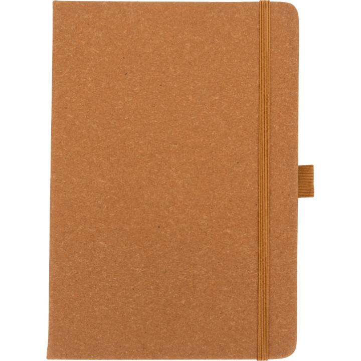 Notatnik A5 w linie ze skóry z recyklingu TRACY